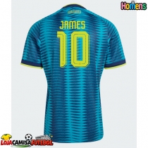 Camisa de Futebol Colômbia James Rodriguez #10 Equipamento Secundário Mundo 2026 Manga Curta